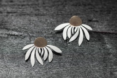 Ohschmuck Margarite Silber 925 und Gold 750