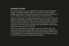 About Urushi